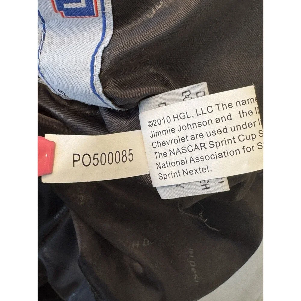 Jimmie Johnson #48 4-Time NASCAR Champion JH Design Jacket L Excellent Condition